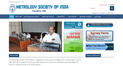 Desktop Screenshot of metrologyindia.org